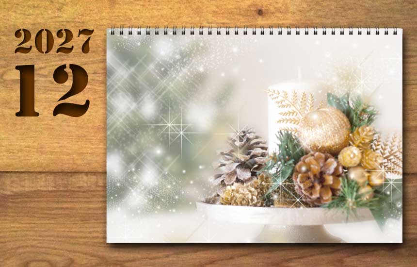 2027年12月の運勢カレンダー